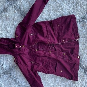 Burgendy winter coat